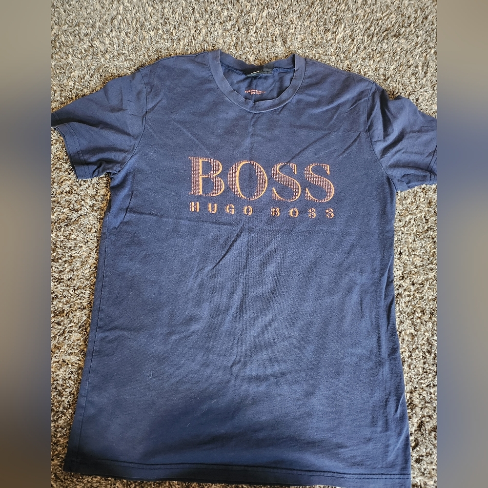Hugo Boss Dark Blue Men's Tee